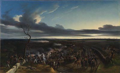 Batalla de Monmirail en Francia, 11 de febrero de 1814 de Emile Jean Horace Vernet